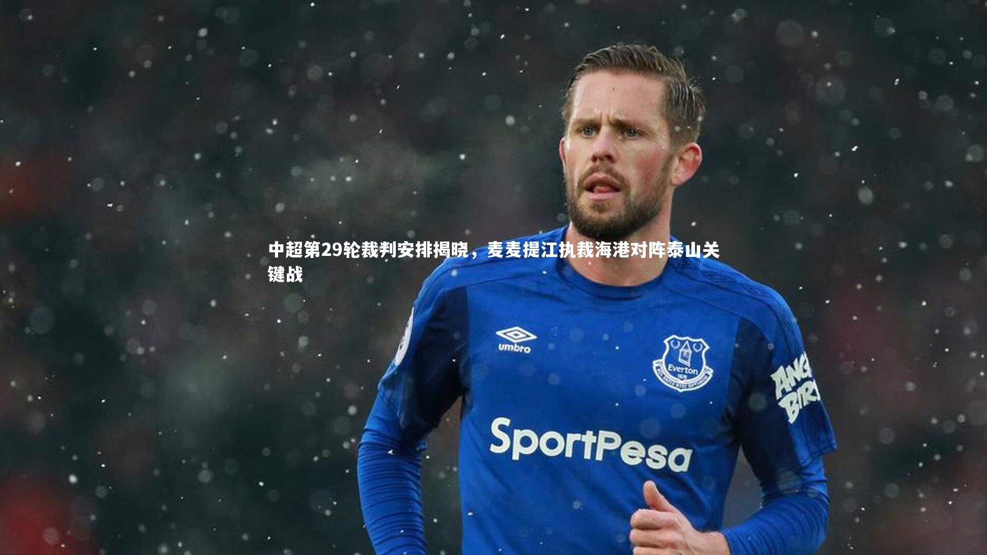 中超第29轮裁判安排揭晓，麦麦提江执裁海港对阵泰山关键战